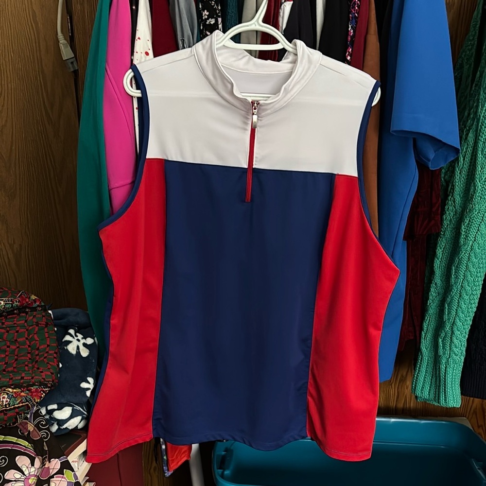 Sleeveless Summer Patriotic Top